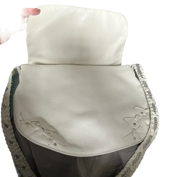 Charm and Luck Western Style Pebble Leather Shoulder bag NWOT - Picture 3 of 10